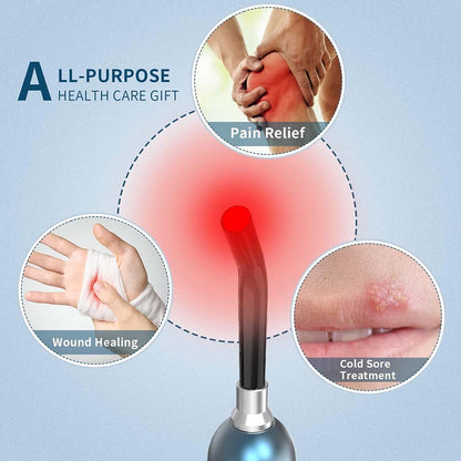 Infrared Red Light Therapy Device - Cold Sore Canker Sore Fever Blister Treatment Healing Pain Relief for Lips Mouth Nose Ear Knee Feet Hands Joint Muscle Nerve Dogs